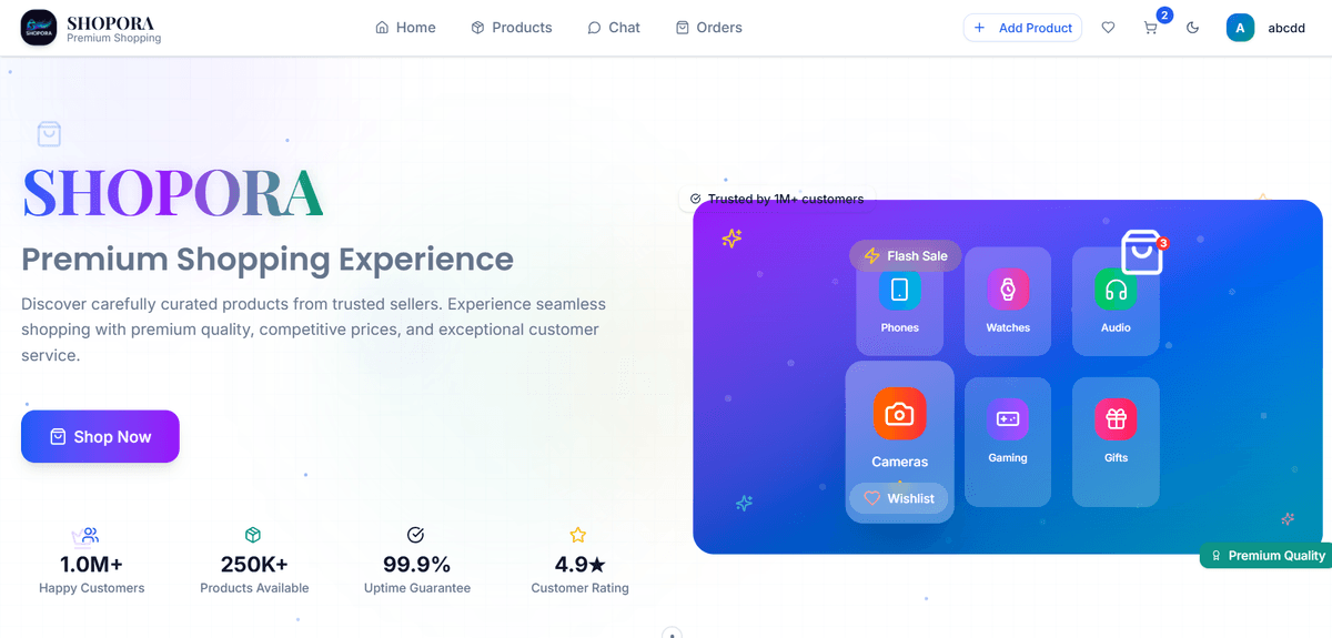 Shopora preview